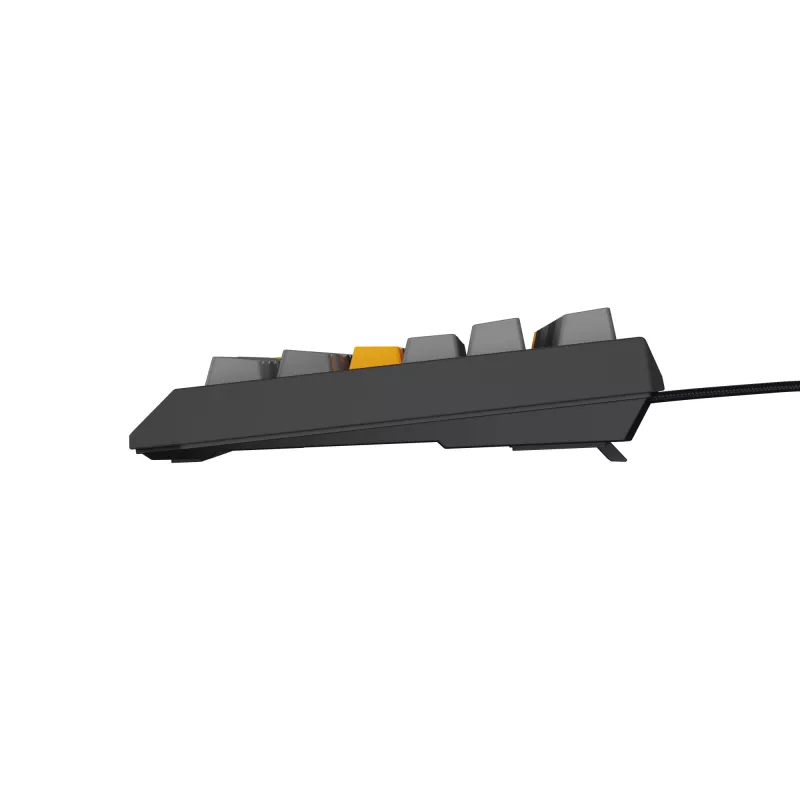 GENESIS Thor 230 TKL teclado gaming USB + RF Wireless + Bluetooth QWERTY negro, gris, naranja