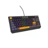 GENESIS Thor 230 TKL teclado gaming USB + RF Wireless + Bluetooth QWERTY negro, gris, naranja