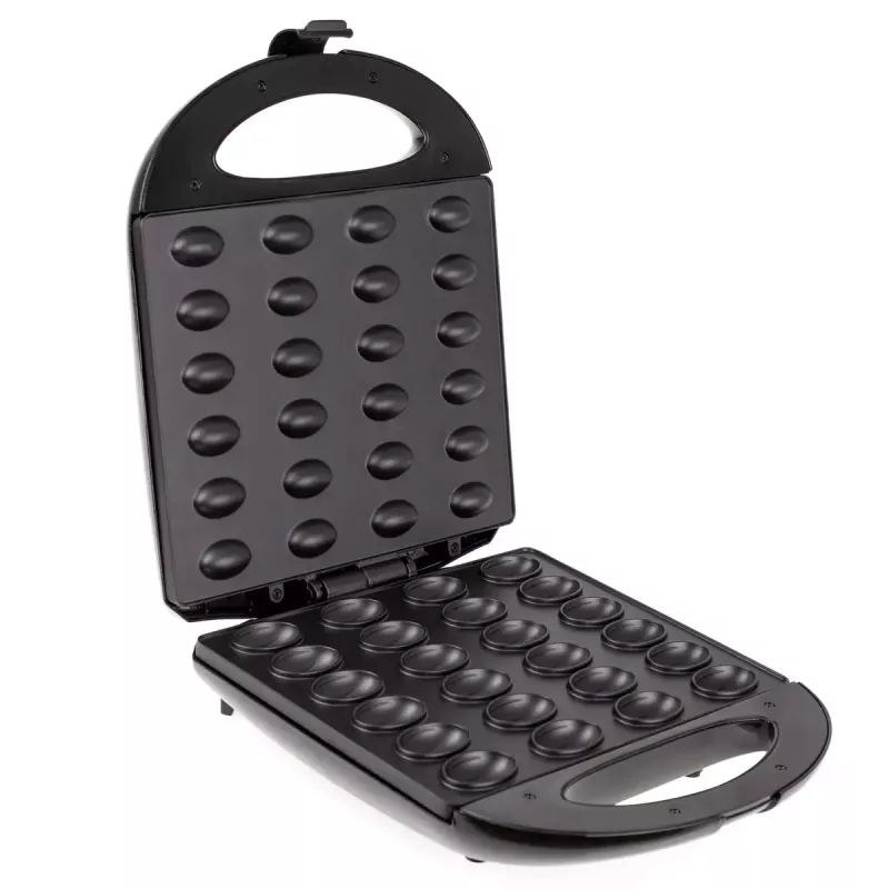 Gofrera Mesko MS 3041 — 1600 W, negra, hace 24 gofres elípticos (220–240 V)