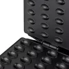 Gofrera Mesko MS 3041 — 1600 W, negra, hace 24 gofres elípticos (220–240 V)