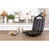 Gofrera Mesko MS 3041 — 1600 W, negra, hace 24 gofres elípticos (220–240 V)