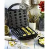 Gofrera Mesko MS 3041 — 1600 W, negra, hace 24 gofres elípticos (220–240 V)