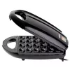 Gofrera Mesko MS 3041 — 1600 W, negra, hace 24 gofres elípticos (220–240 V)
