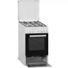 Cocina de gas y eléctrica MPM MPM-53-KGE-33, cocina dual-fuel, clase de eficiencia energética A