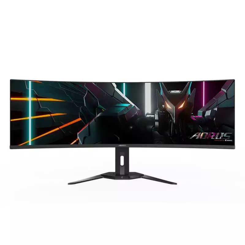 Monitor GIGABYTE 49 pulgadas OLED CO49DQ DQHD 5120×1440 144 Hz, HDR, FreeSync, 10-bit, 2×HDMI 2.1, USB-C, VESA 100×100
