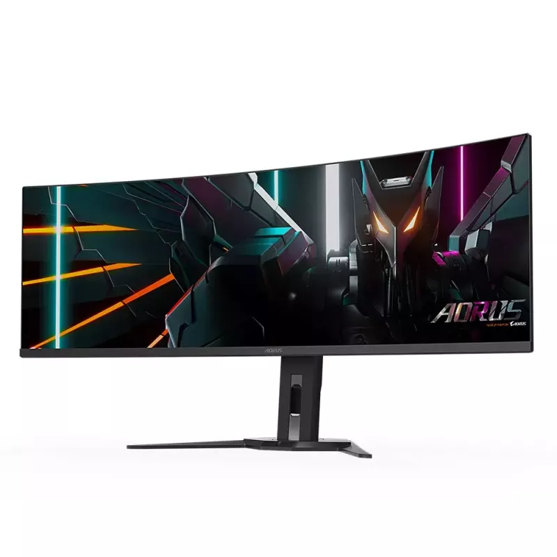 Monitor GIGABYTE 49 pulgadas OLED CO49DQ DQHD 5120×1440 144 Hz, HDR, FreeSync, 10-bit, 2×HDMI 2.1, USB-C, VESA 100×100