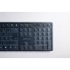 Teclado CHERRY KW 9100 slim universal RF inalámbrico + Bluetooth QWERTZ distribución suiza negro