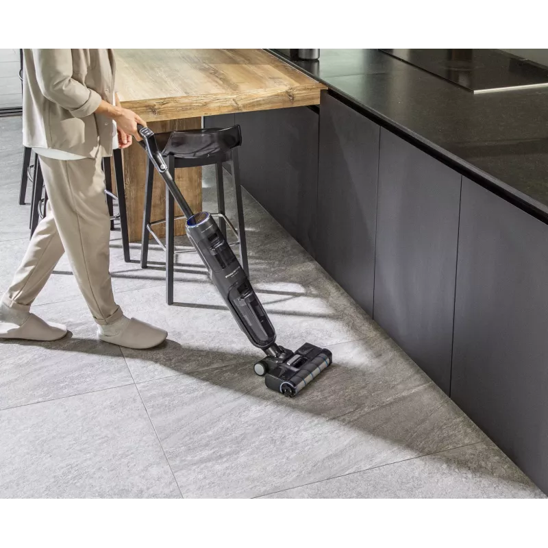 Aspirador de escoba Rowenta X-Clean 4 GZ5035WO — inalámbrico 200 W, limpieza en seco y húmedo, sin bolsa, filtro de espuma/agua, batería de Li-Ion