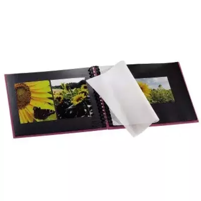 Álbum de fotos Hama rosa 100 hojas 10 x 15 encuadernación en espiral