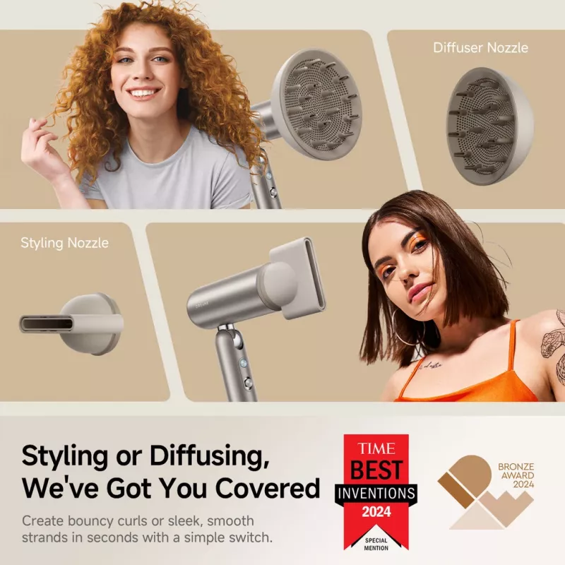 Secador de pelo Dreame Pocket Pro AHD51-TG oro titanio