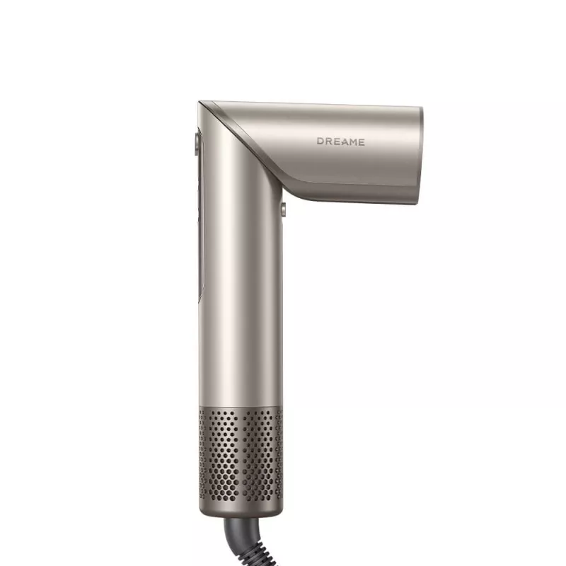 Secador de pelo Dreame Dazzle 1400 W — motor de 110000 rpm, 3 niveles de calor, máx. 90°C, dorado