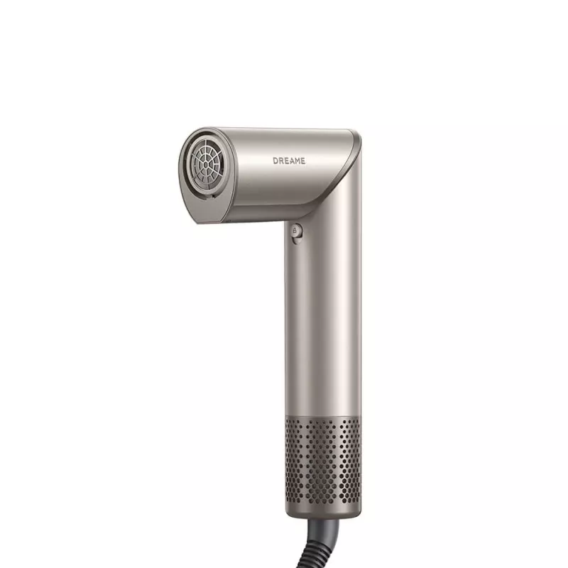 Secador de pelo Dreame Dazzle 1400 W — motor de 110000 rpm, 3 niveles de calor, máx. 90°C, dorado