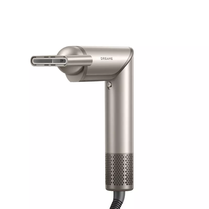 Secador de pelo Dreame Dazzle 1400 W — motor de 110000 rpm, 3 niveles de calor, máx. 90°C, dorado