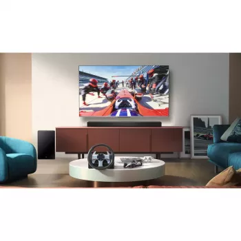 Barra de sonido TCL Q75H 620W 5.1.2 canales con subwoofer activo inalámbrico, HDMI 2.1, Bluetooth 5.3, Wi-Fi 5, 1040×110×58 mm