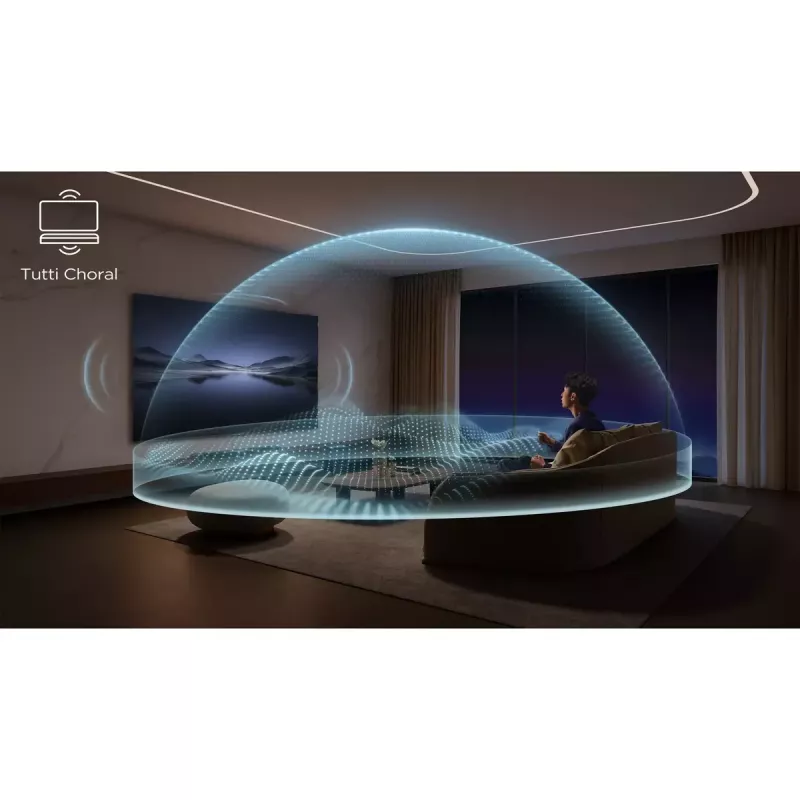 Barra de sonido TCL Q Q85H Class 7.1.4 canales con Dolby Atmos, subwoofer inalámbrico y altavoces surround inalámbricos