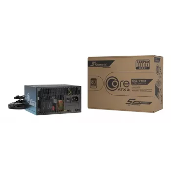 Fuente de alimentación Seasonic CORE BC-750 ATX 3.1 750 W 20+4 Pin ATX Negro 80 PLUS Bronze