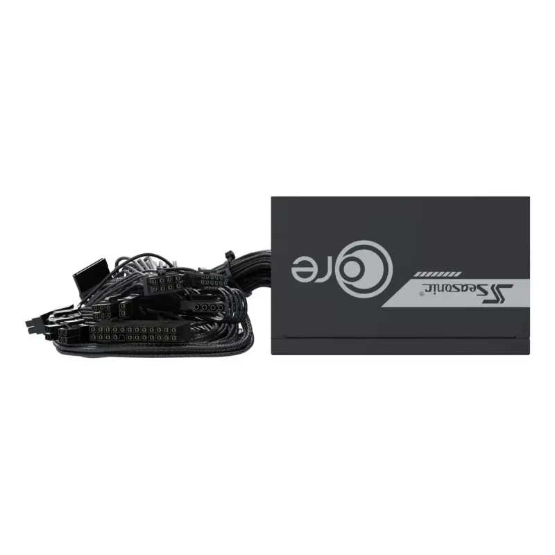 Fuente de alimentación Seasonic CORE BC-650 650W ATX 20+4-Pin, 80 PLUS Bronze, negro, ventilador de 120 mm