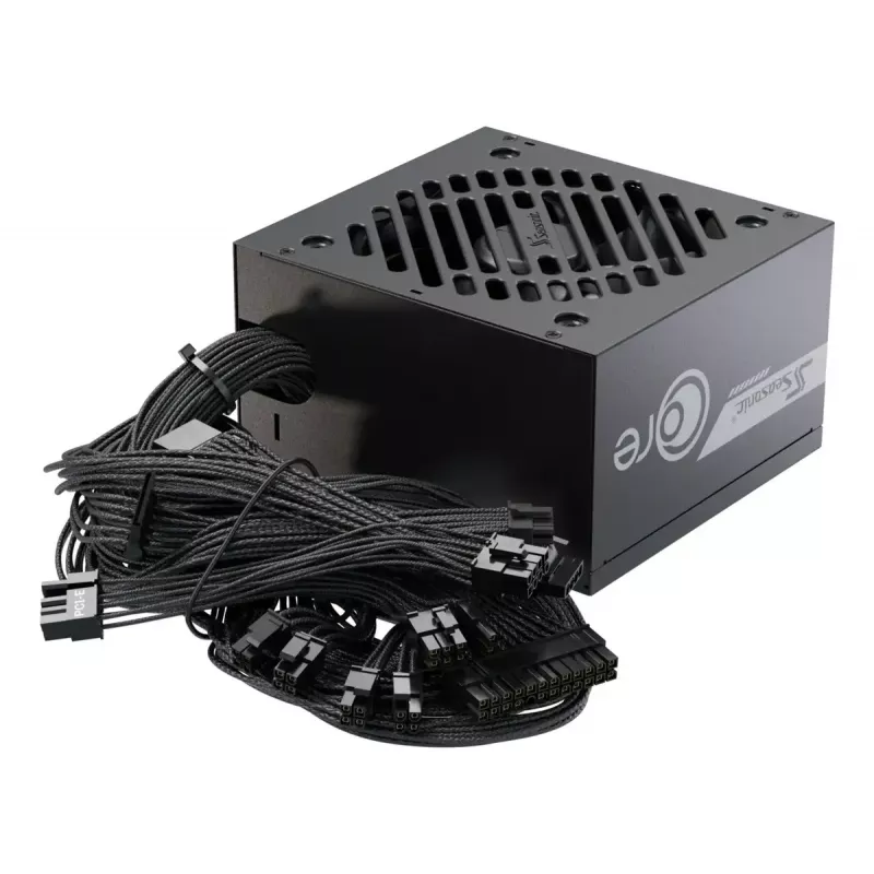Fuente de alimentación Seasonic CORE BC-650 650W ATX 20+4-Pin, 80 PLUS Bronze, negro, ventilador de 120 mm