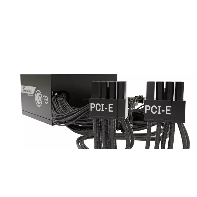 Fuente de alimentación Seasonic CORE BC-650 650W ATX 20+4-Pin, 80 PLUS Bronze, negro, ventilador de 120 mm