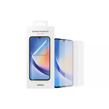 Protector de pantalla Samsung EF-UA346 transparente para Galaxy A34 5G, transparente, 2 uds., compatible con pantalla de 6,6