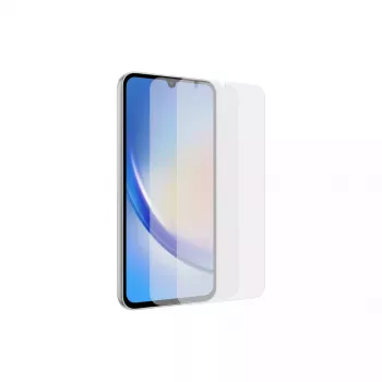 Protector de pantalla Samsung EF-UA346 transparente para Galaxy A34 5G, transparente, 2 uds., compatible con pantalla de 6,6