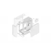 Caja de PC semitorre HYTE X50 AIR Snow White – chasis compacto con airflow