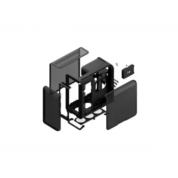 Caja de PC semitorre HYTE X50 AIR Pitch Negro