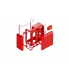Caja de PC semitorre HYTE X50 (Cherry) — HYTE X50 CAJA SEMITORRE CHERRY