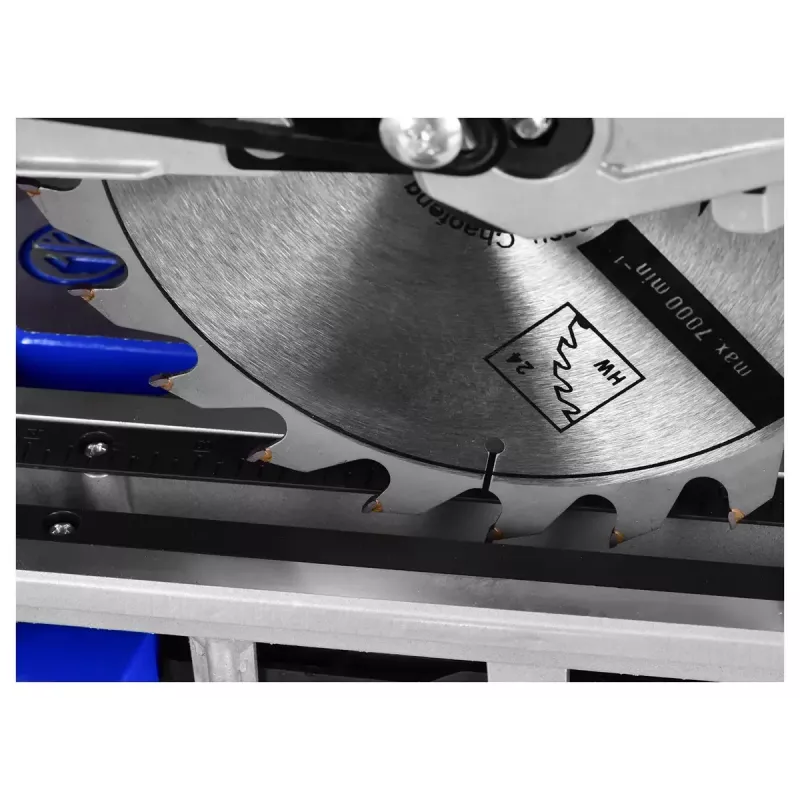 Sierra de inglete Scheppach HM216 2000 W, 4700 rpm, profundidad de corte 65 mm, ancho de corte 340 mm, guía láser, arranque suave