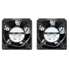 Intellinet Unidad de ventilación de 2 ventiladores para caja de pared de 19 pulgadas, montaje en techo, cable de alimentación de 1,8 m con conector macho EU CEE 7/7, formato 120 x 120 mm, set de puesta a tierra incluido, negro