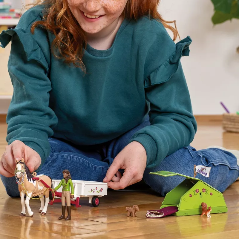 Action/Abenteuer Schleich HORSE CLUB Aventura de camping de Sarah