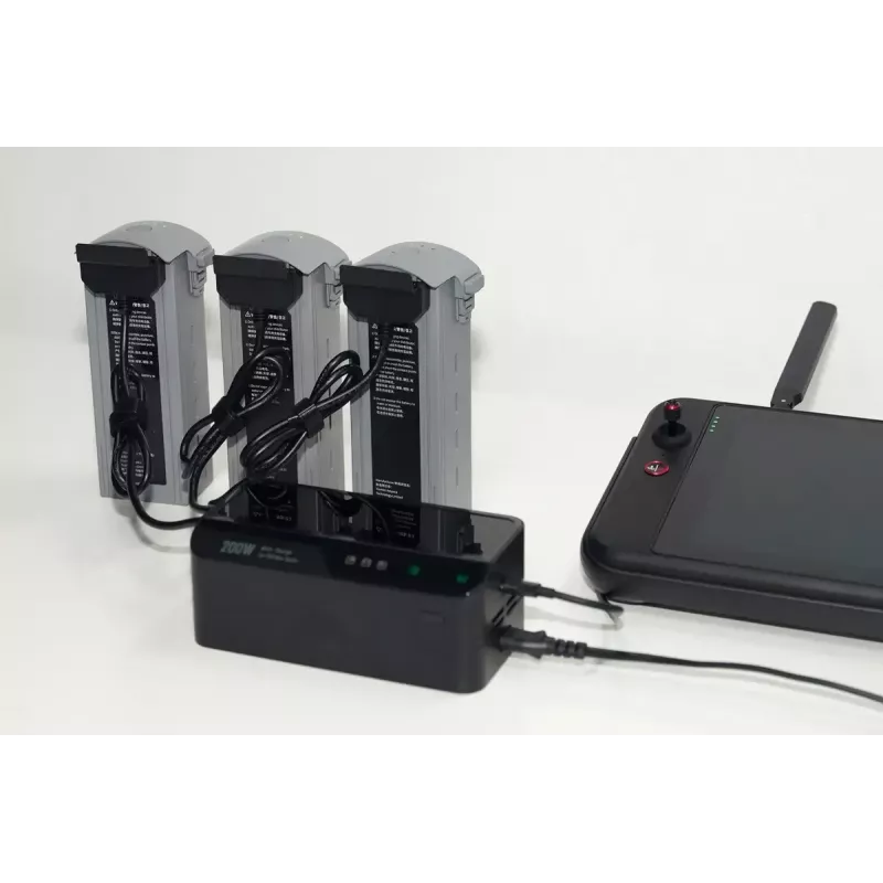 Cargador Autel multicargador para EVO Max Serie modelo 102002545 — 3 baterías, USB-C, 120 W de potencia de carga, entrada 100–240 V