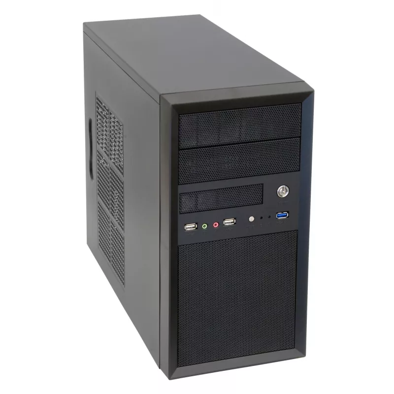Chieftec CT-01B-OP caja de ordenador mini torre negra
