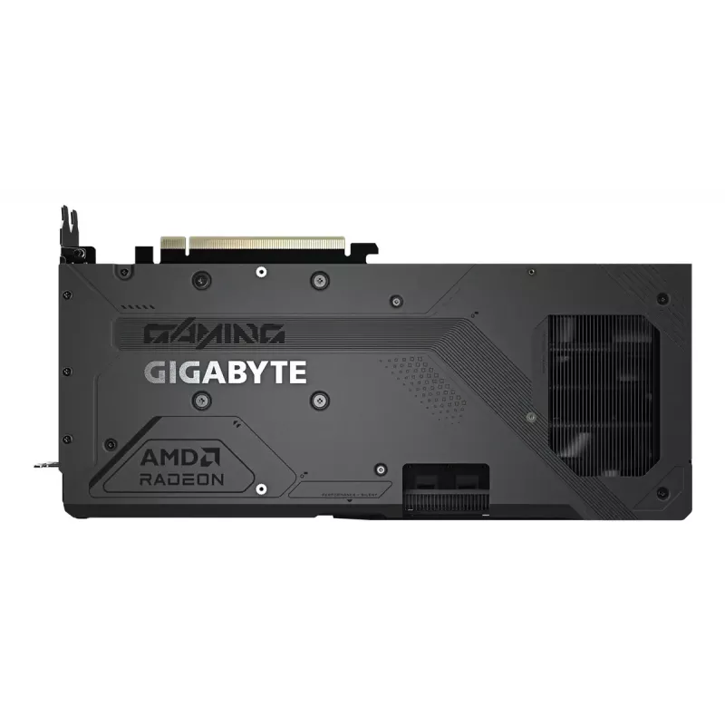 Tarjeta gráfica GIGABYTE Radeon RX 9070 GAMING 16GB — 16GB GDDR6, 256 bits, PCIe 5.0, 2520 MHz frecuencia de núcleo, 2×DisplayPort, 2×HDMI