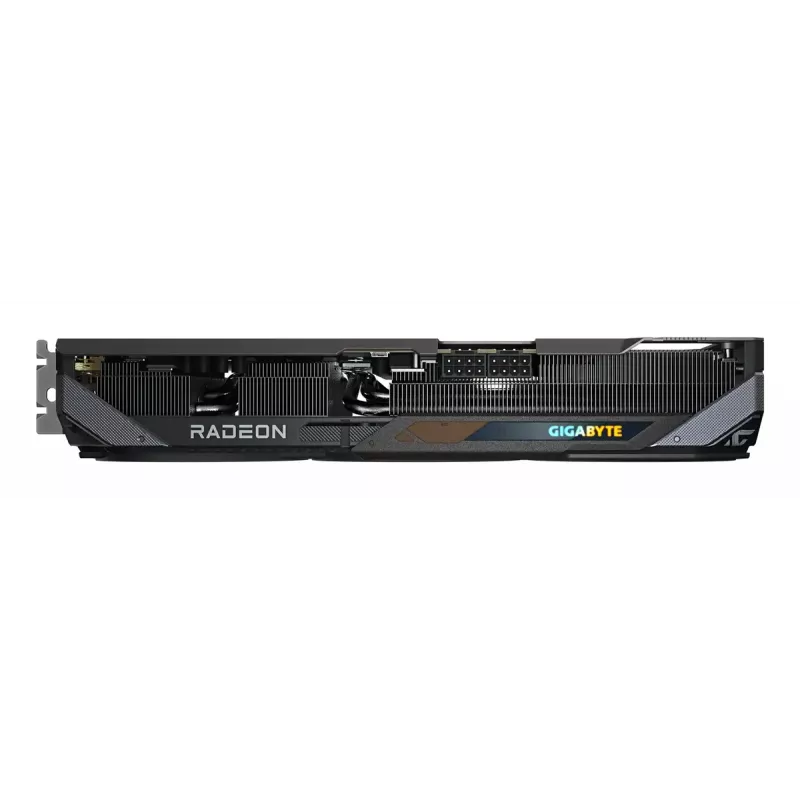 Tarjeta gráfica GIGABYTE Radeon RX 9070 GAMING 16GB — 16GB GDDR6, 256 bits, PCIe 5.0, 2520 MHz frecuencia de núcleo, 2×DisplayPort, 2×HDMI
