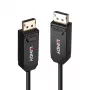 Lindy 10m Cable híbrido de fibra óptica DP 2.0 UHBR10, 10 m, DisplayPort, DisplayPort, macho, macho, 7680 x 4320 píxeles