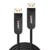 Lindy 10m Cable híbrido de fibra óptica DP 2.0 UHBR10, 10 m, DisplayPort, DisplayPort, macho, macho, 7680 x 4320 píxeles