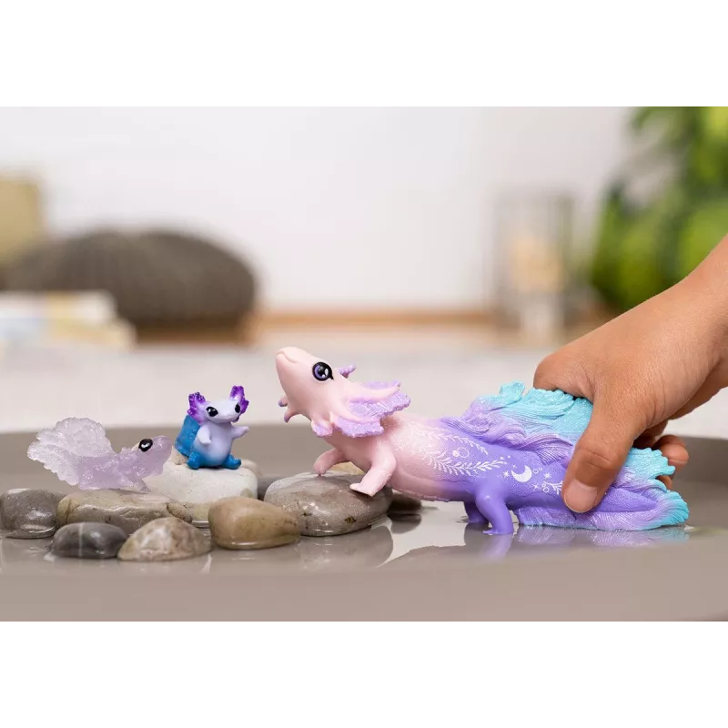 Schleich BAYALA Axolotl Discovery Set set de juego para niños a partir de 5 años, multicolor