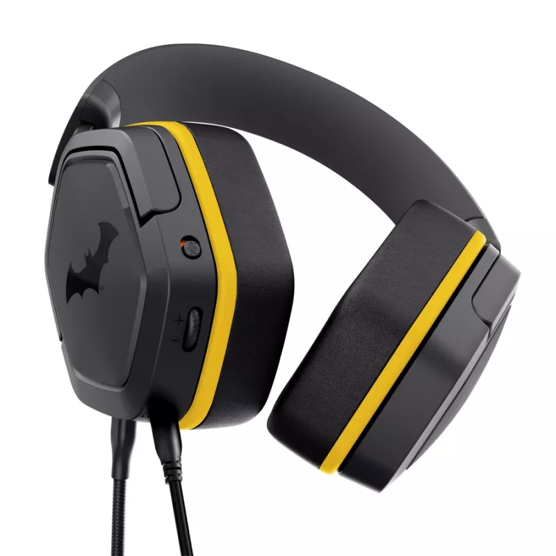 Auriculares gaming con cable TRUST 25784 con diadema, 20–20.000 Hz, cable de 1,2 m, negro/amarillo