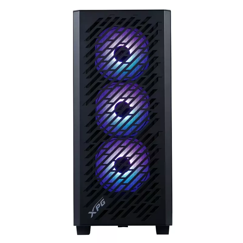 Caja XPG VALOR AIR PRO mid-tower, torre Midi, PC, negra, ATX, EATX, micro ATX, Mini-ATX, SPCC, cristal templado, multi
