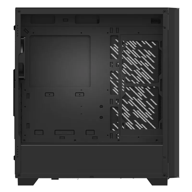 Caja XPG VALOR AIR PRO mid-tower, torre Midi, PC, negra, ATX, EATX, micro ATX, Mini-ATX, SPCC, cristal templado, multi