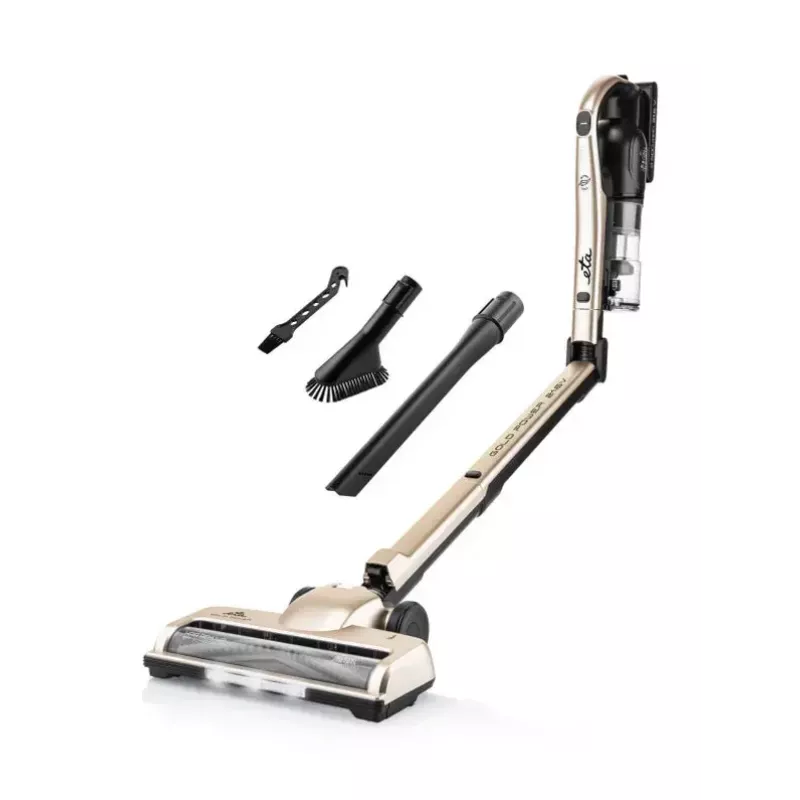 Aspirador de mano ETA Gold Power — sin bolsa, filtrado ciclónico, HEPA, 0,4 L, batería de Li-Ion, 35 min de autonomía, 2,29 kg