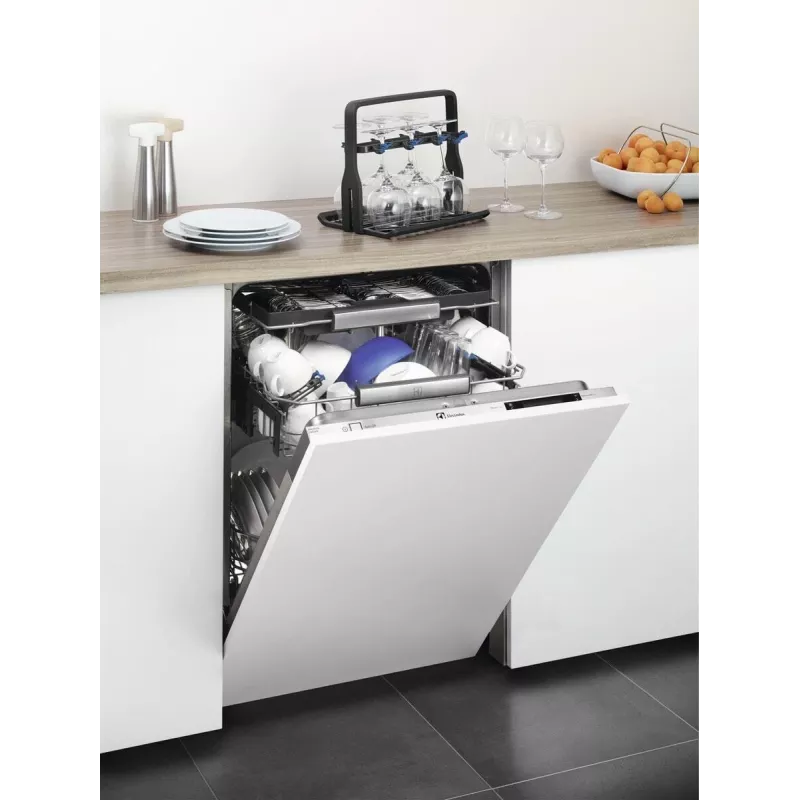 Soporte para copas de vino Electrolux 9029795540 — negro, para 8 copas, H260×B220×T330 mm