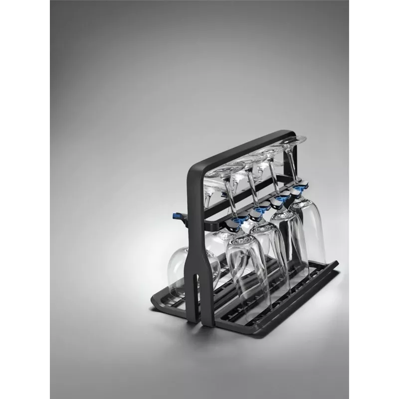 Soporte para copas de vino Electrolux 9029795540 — negro, para 8 copas, H260×B220×T330 mm