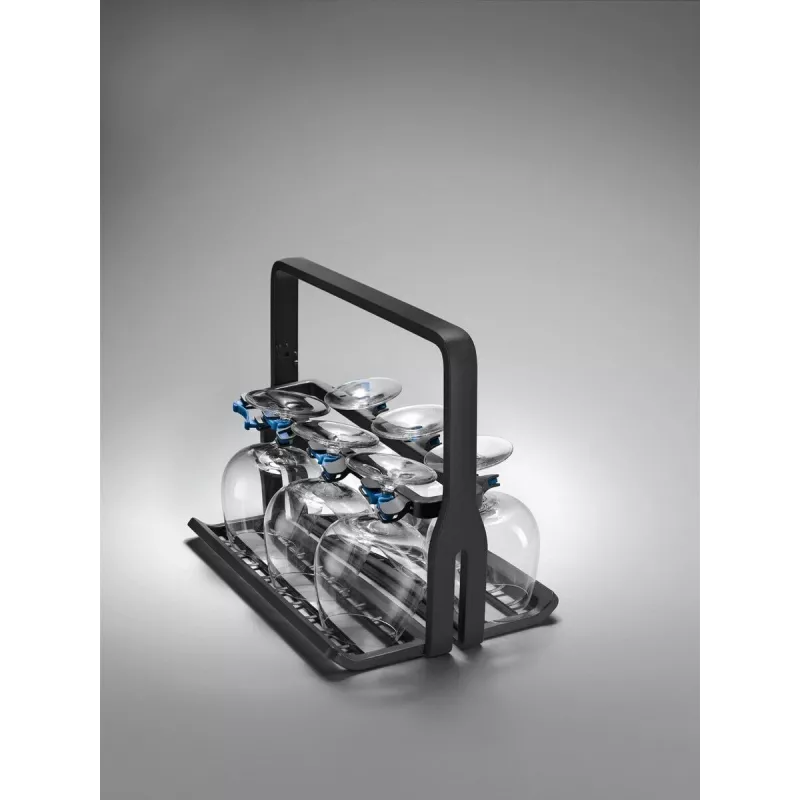 Soporte para copas de vino Electrolux 9029795540 — negro, para 8 copas, H260×B220×T330 mm