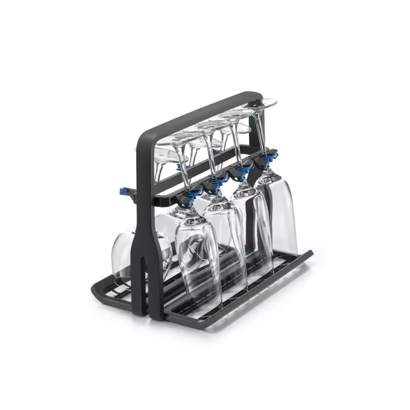 Soporte para copas de vino Electrolux 9029795540 — negro, para 8 copas, H260×B220×T330 mm