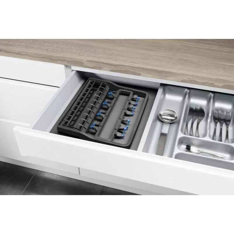 Soporte para copas de vino Electrolux 9029795540 — negro, para 8 copas, H260×B220×T330 mm