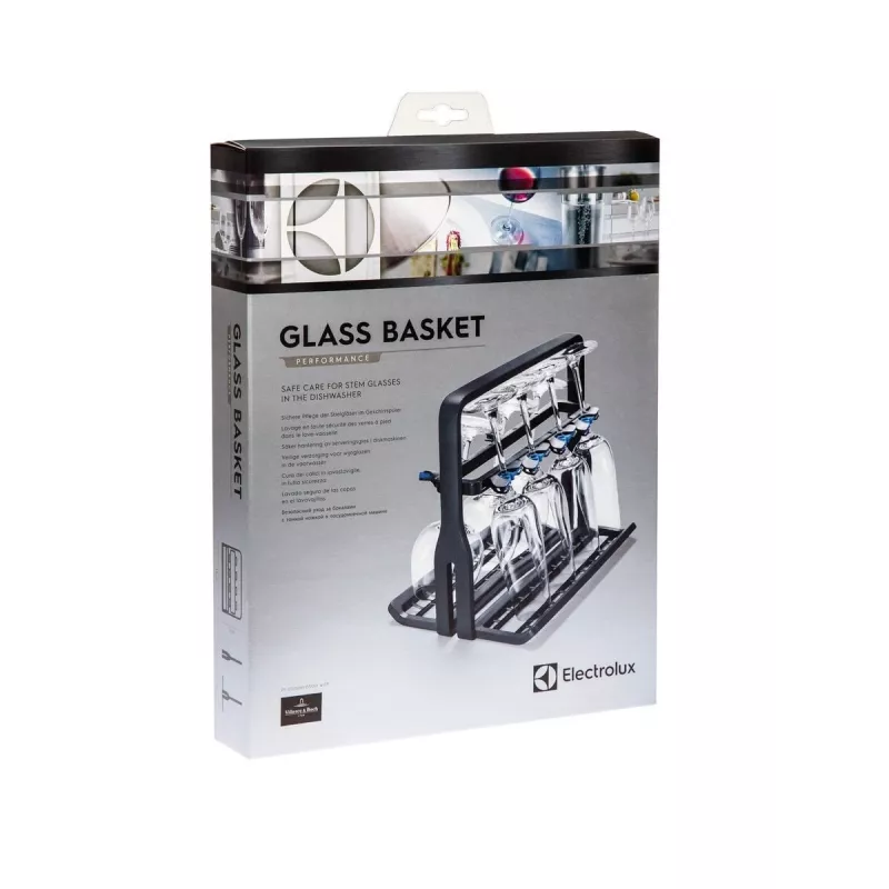Soporte para copas de vino Electrolux 9029795540 — negro, para 8 copas, H260×B220×T330 mm