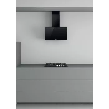 Whirlpool AKR 62F LT K montaje en pared Negro 650 m³/h