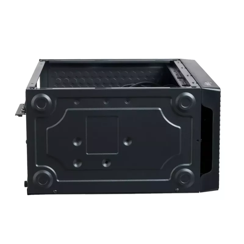 Caja de PC Akyga AK35BK Micro-ATX, Micro ATX / Flex ATX / Mini ITX, 2x USB 2.0, sin fuente de alimentación, negra